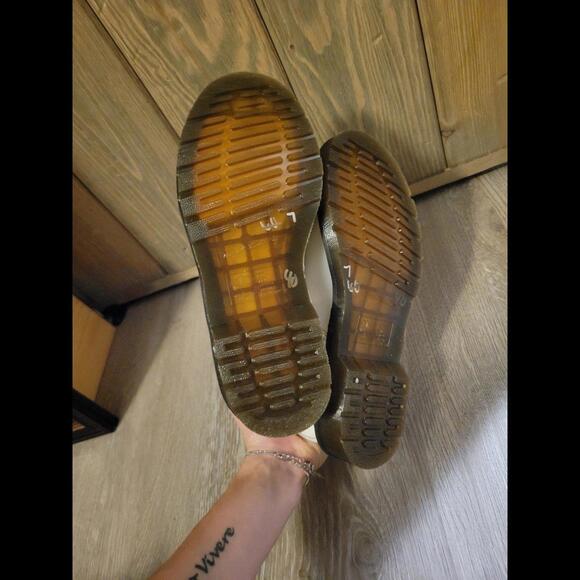 Doc marten white leather boots - Picture 3 of 4